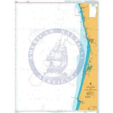 British Admiralty Nautical Chart 3634: Portugal – West Coast, Montedor to Cabo Mondego